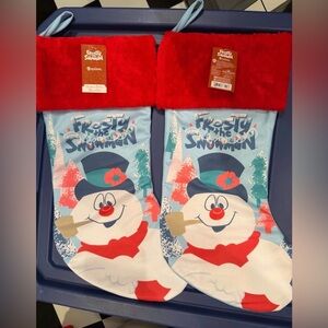 Frosty the Snowman Holiday Stockings Set of 2